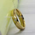 New design crystal gold ring for women,plain engagement ring jewelry